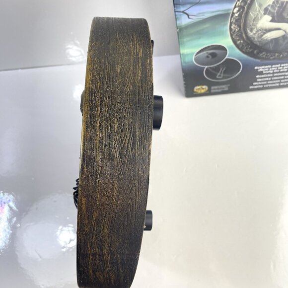 Moving Spider On Girl Framed Portrait Spirit Halloween Prop w Spooky Sounds - Picture 6 of 14